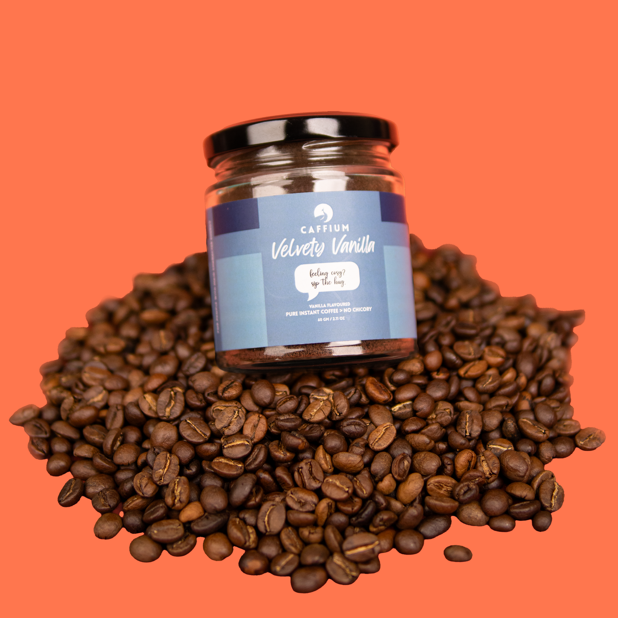Velvety Vanilla Instant Coffee by Caffium Coffee