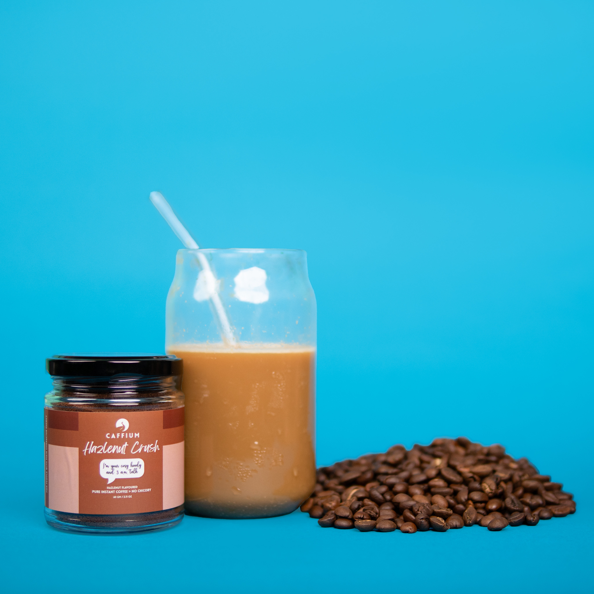 Hazelnut Crush Instant Coffee by Caffium Coffee
